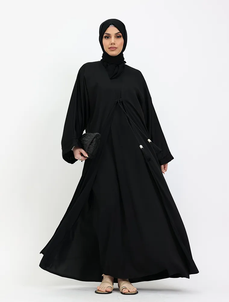 Black Naira Abaya 2 Peice